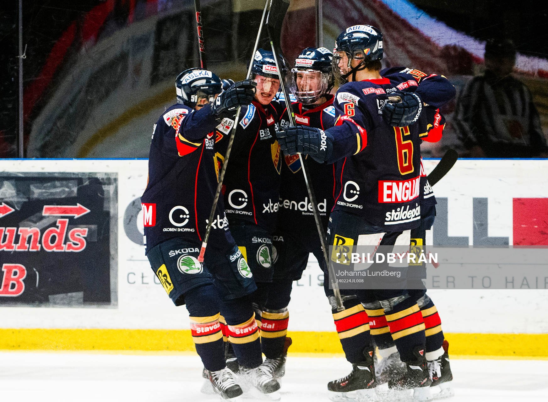 Djurgårdens spelare jublar
