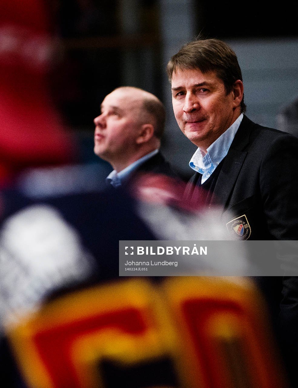 Djurgårdens tränare Hans Särkijärvi  ler
