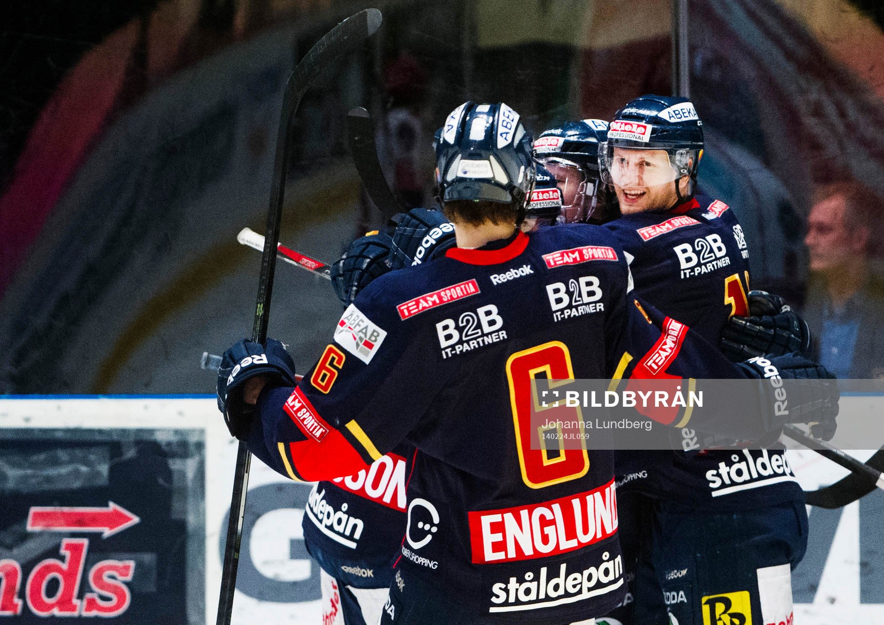 Djurgårdens spelare jublar