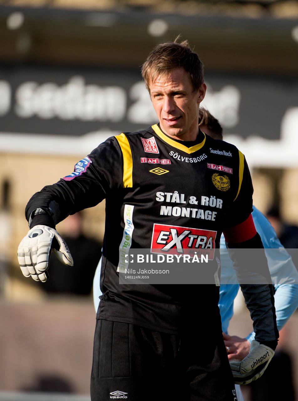Mjällbys målvakt Mattias Asper