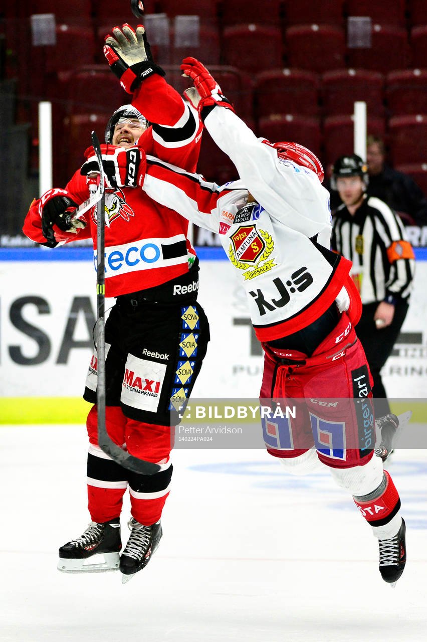 Malmö Redhawks Nicklas Jadeland och AlmtunasVictor