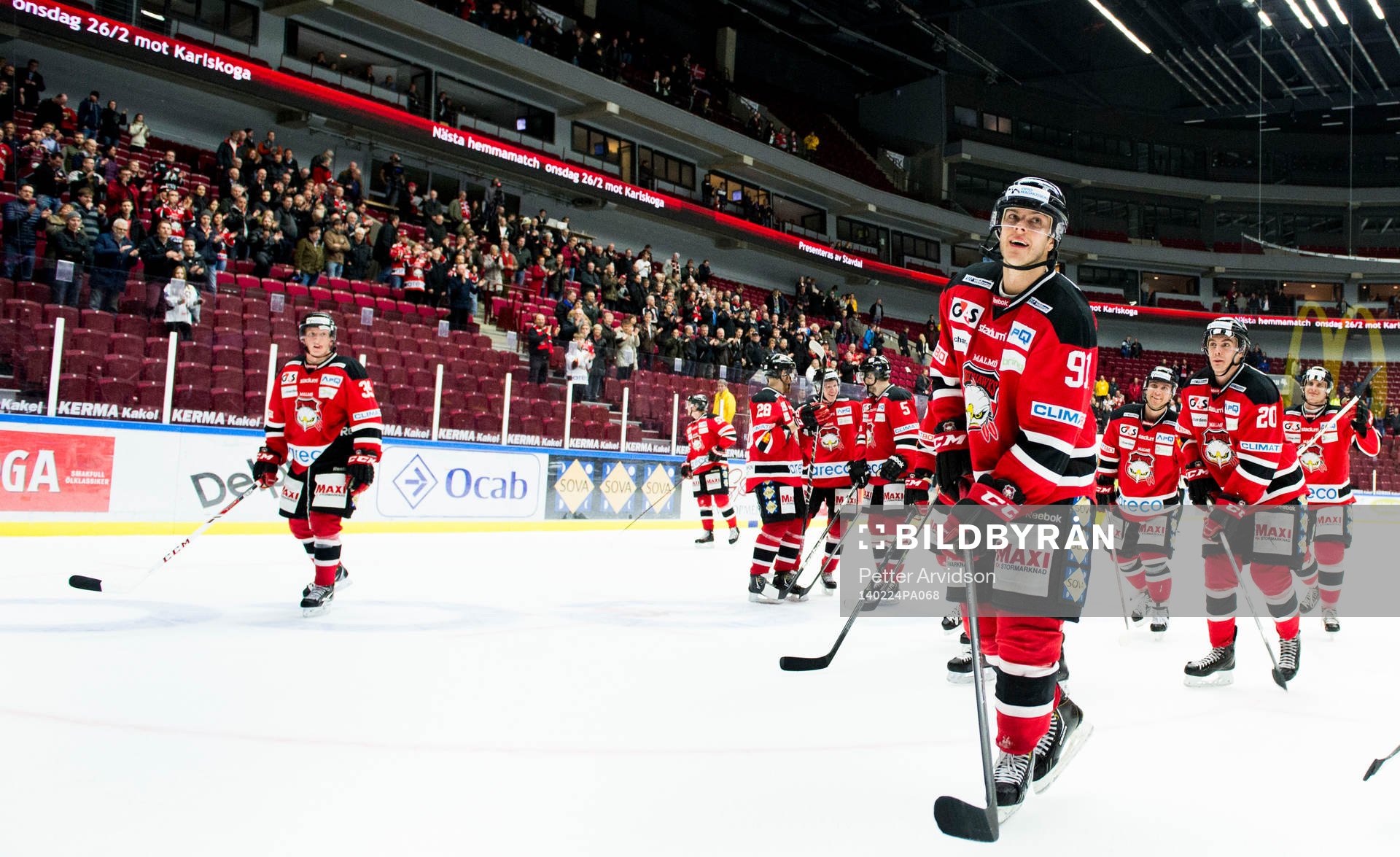 Malmö Redhawks med Björn Svensson i spetsen tackar