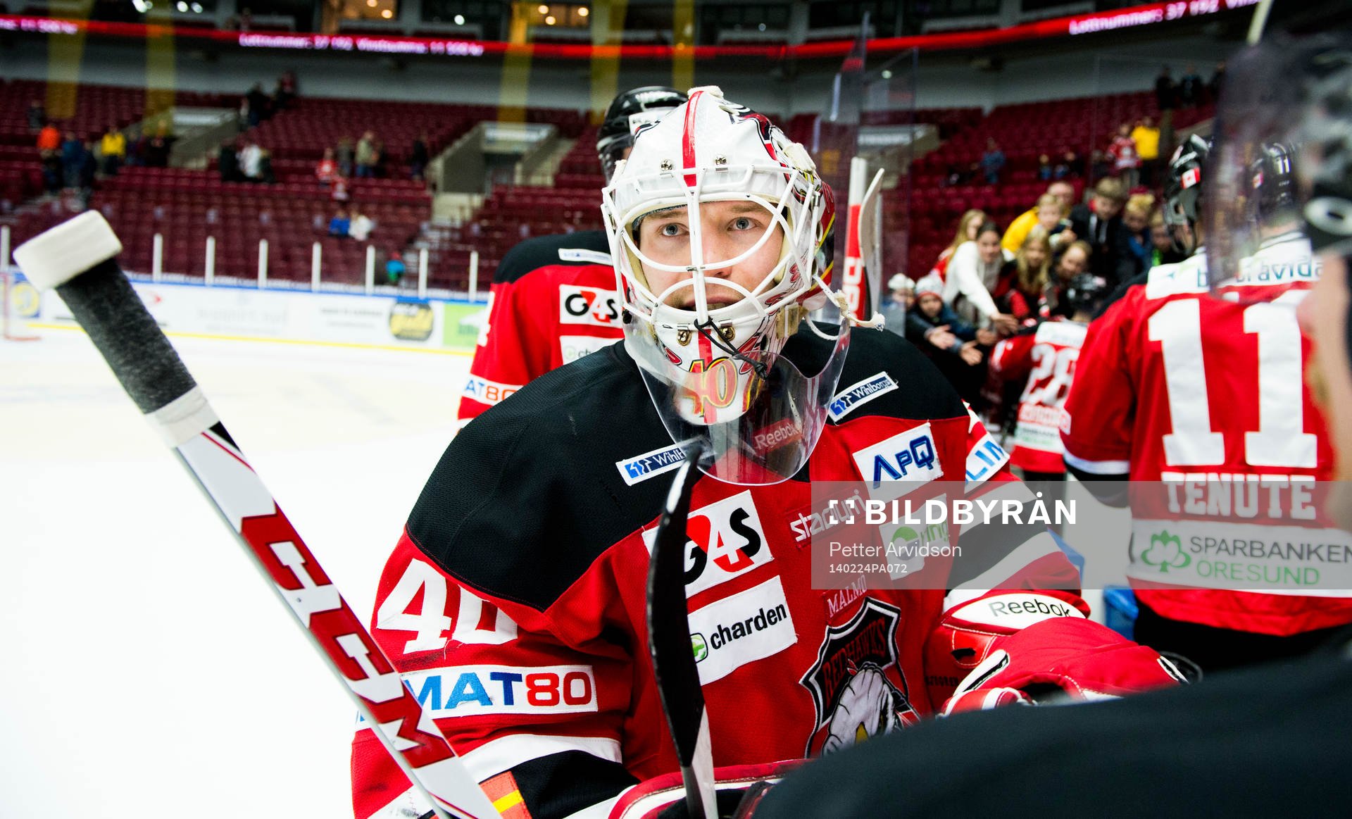 Malmö Redhawks målvakt Pontus Sjögren