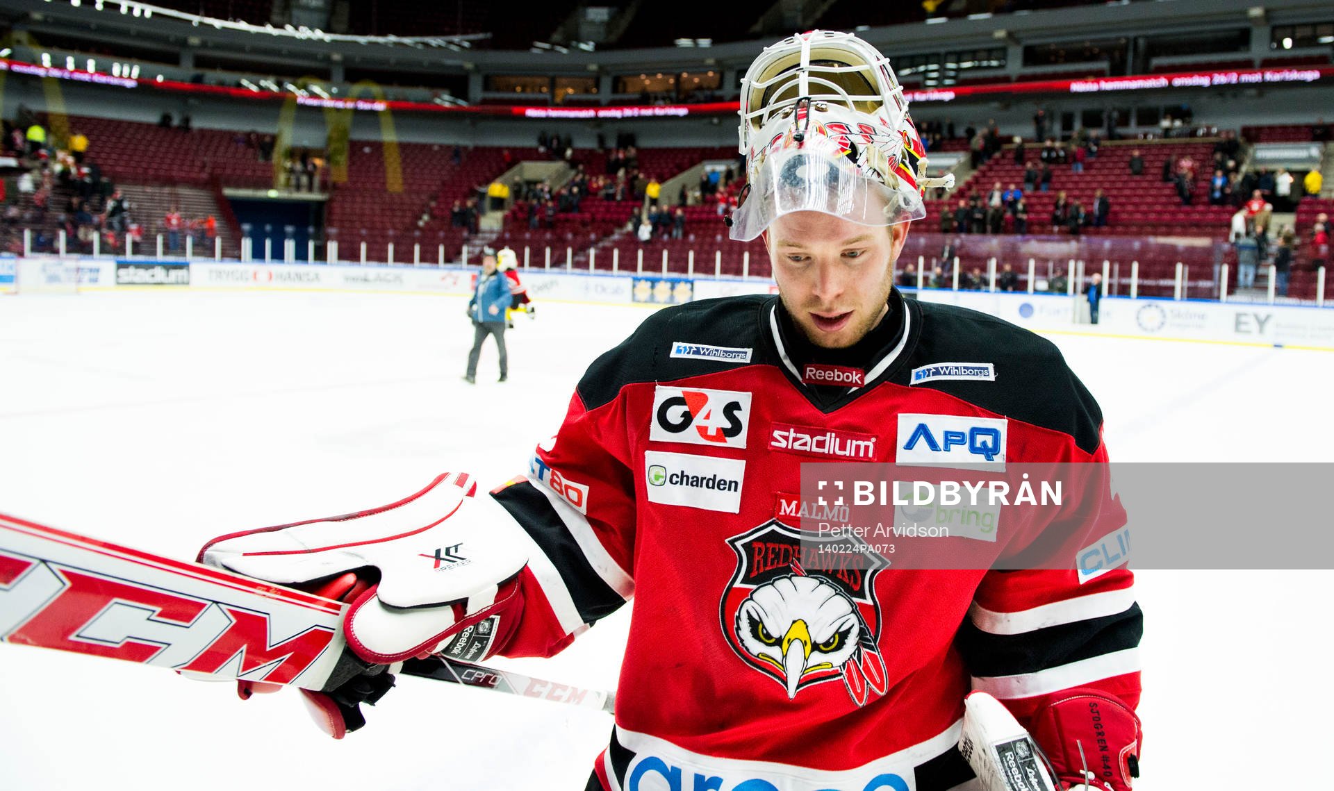 Malmö Redhawks målvakt Pontus Sjögren