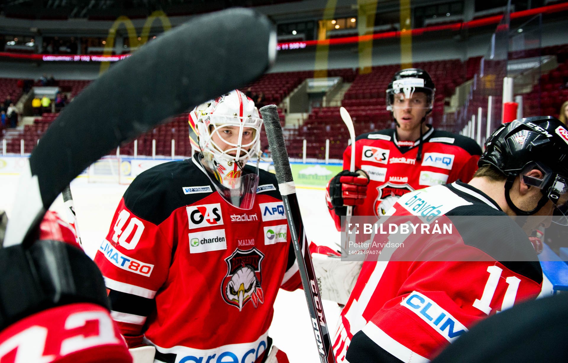 Malmö Redhawks målvakt Pontus Sjögren