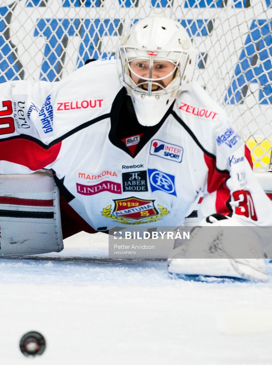 Almtunas målvakt Alexander Sahlin