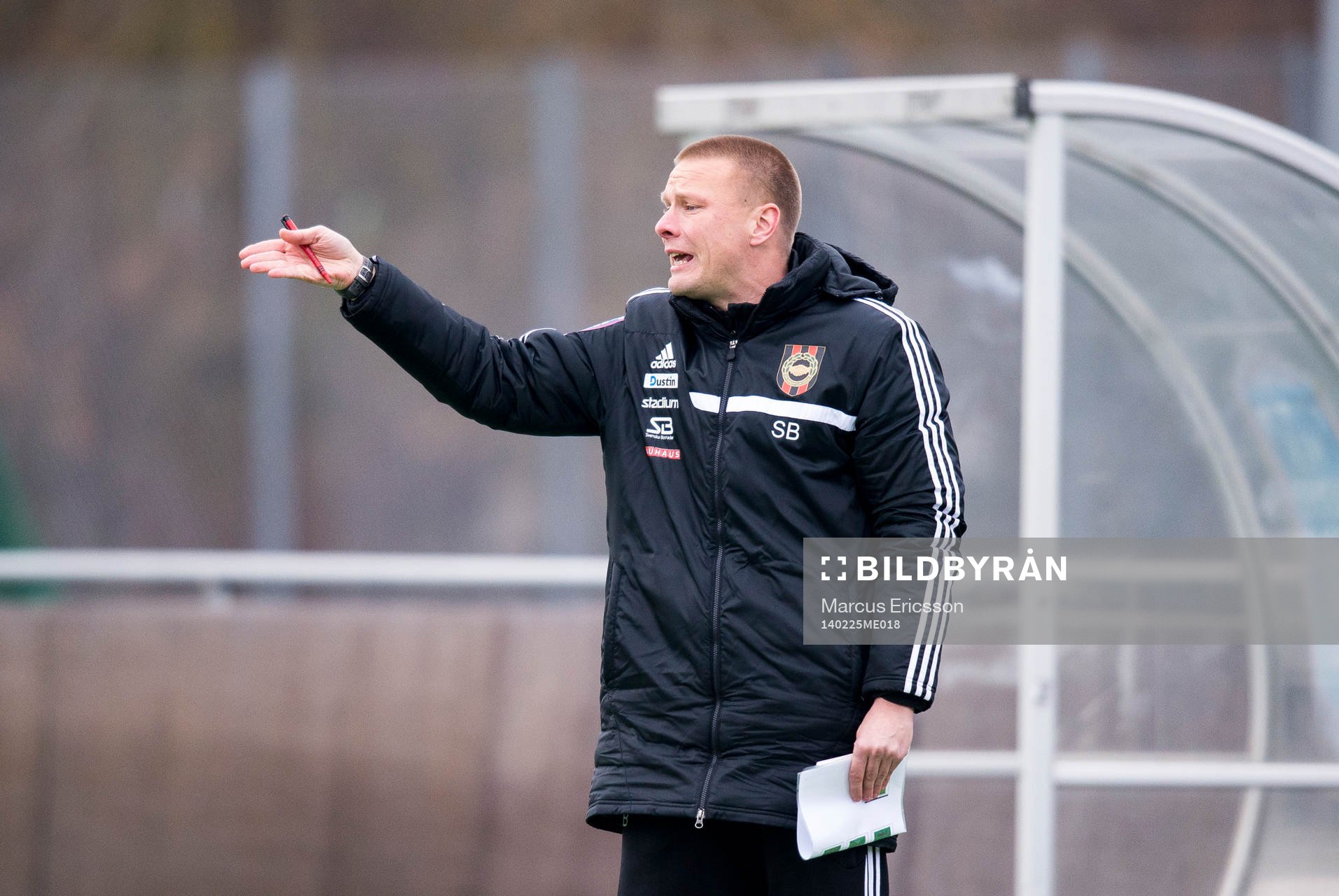 Brommapojkarnas tränare Stefan Billborn