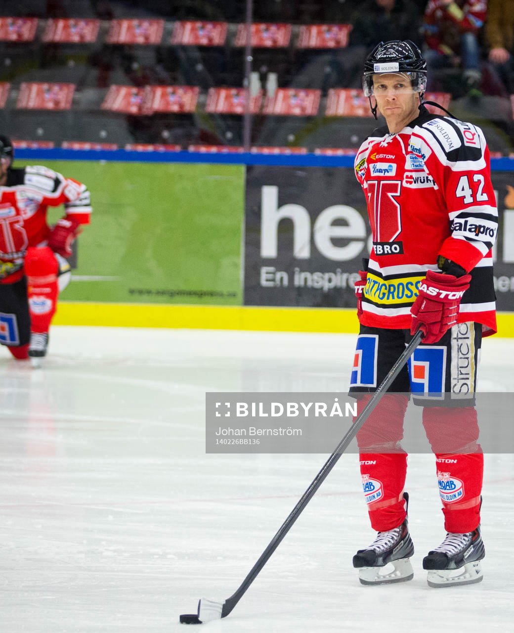 Örebros Brian Willsie i SHL mellan Örebro och Frölunda