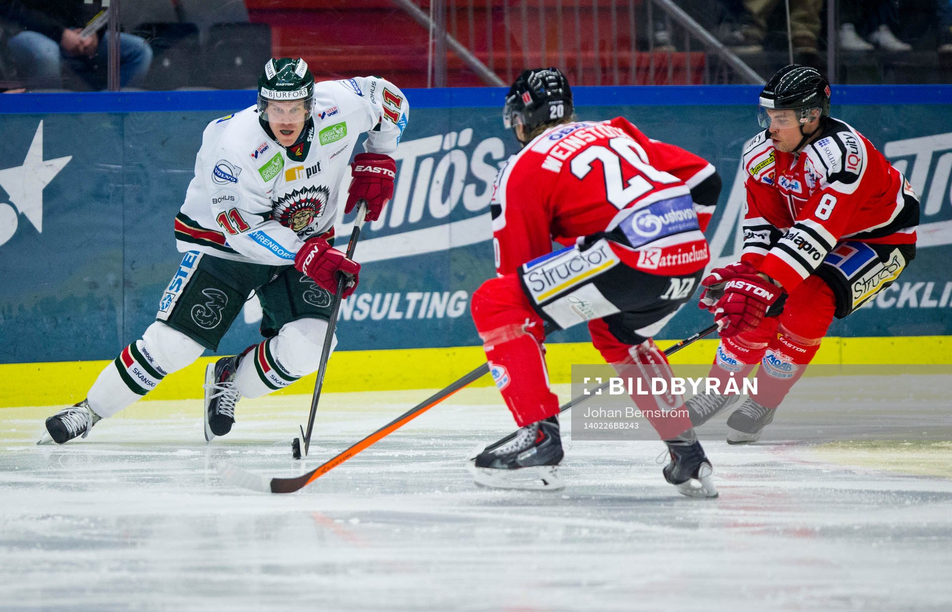 Frölundas Magnus Kahnberg mot Örebros Örebros Marcus