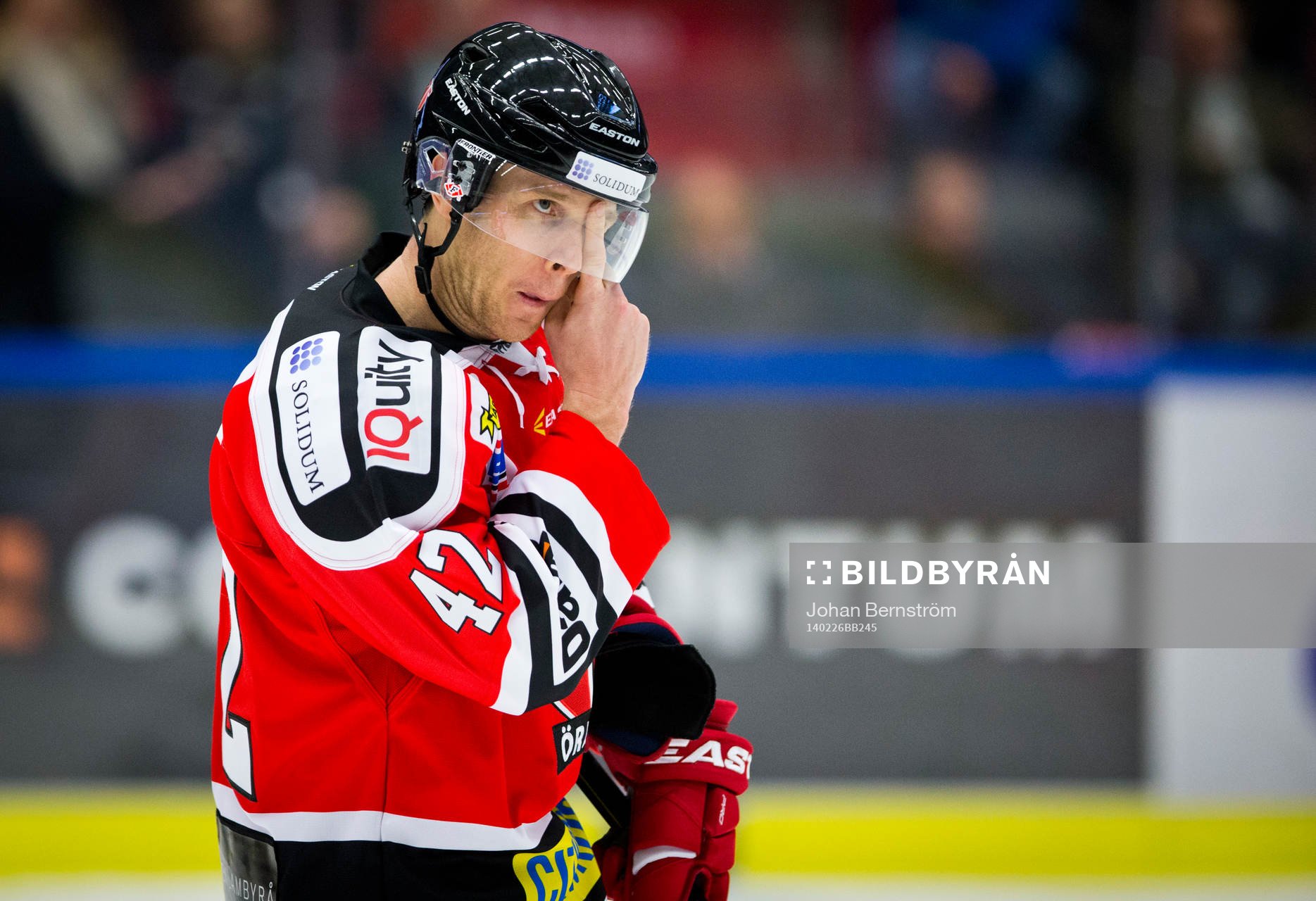 Örebros Brian Willsie i SHL mellan Örebro och Frölunda