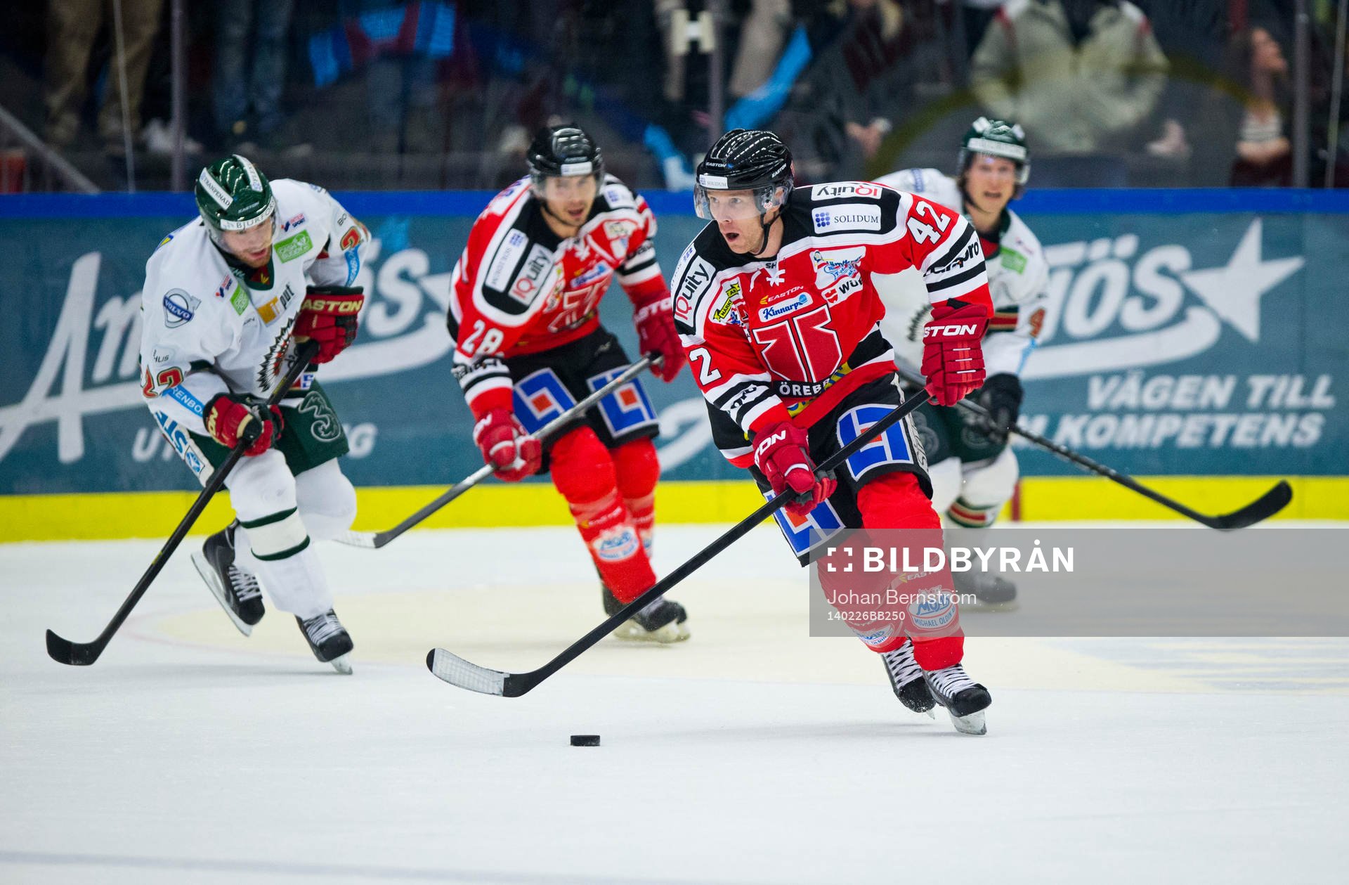 Örebros Brian Willsie i SHL mellan Örebro och Frölunda