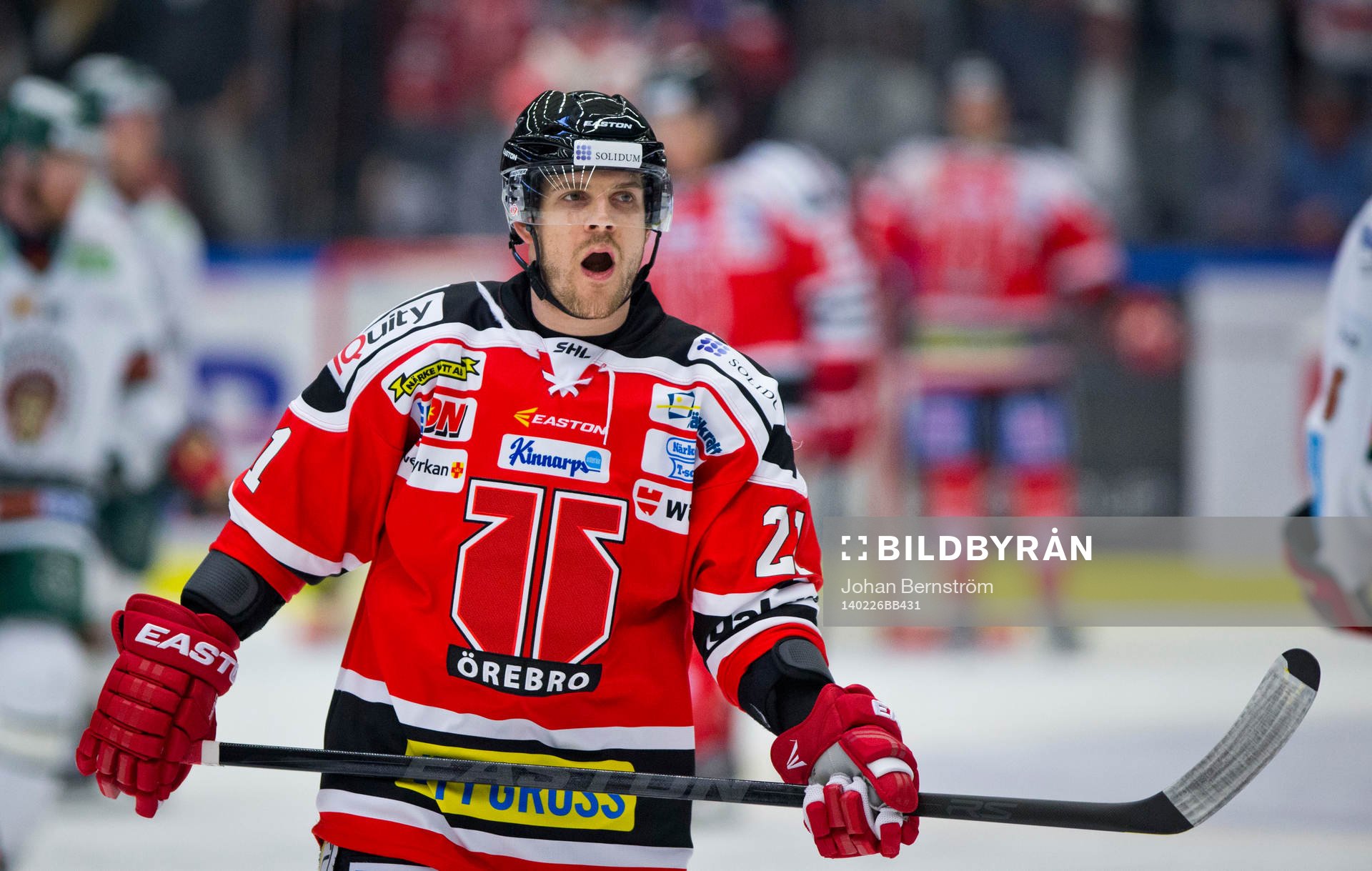 Örebros Brett Sterling i SHL mellan Örebro och Frölunda