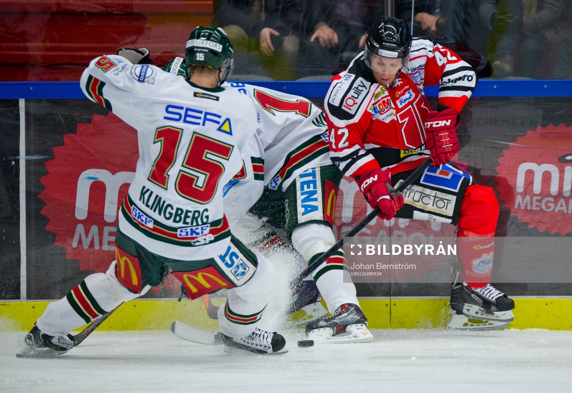 Örebros Brian Willsie i SHL mellan Örebro och Frölunda
