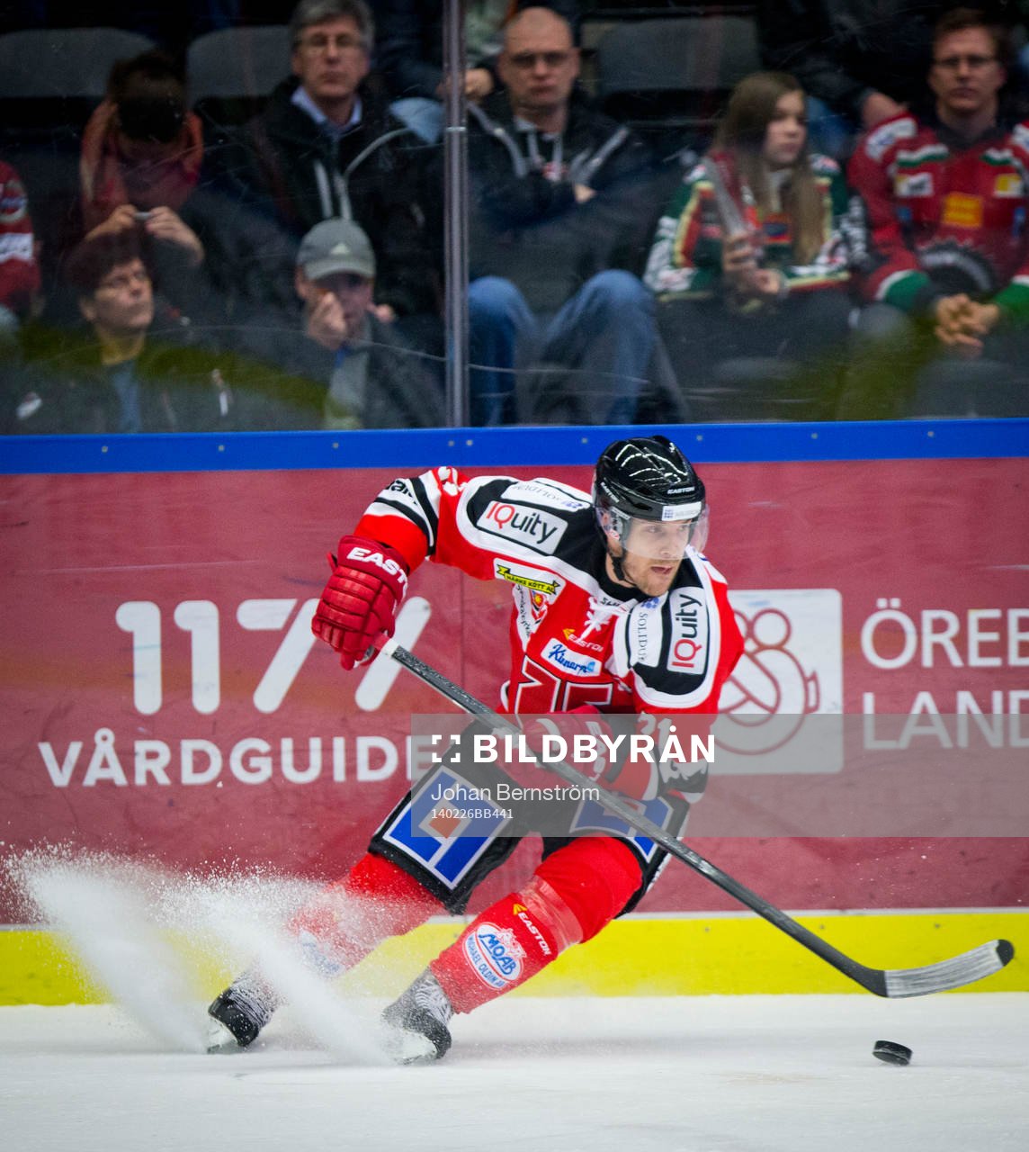 Örebros Brett Sterling i SHL mellan Örebro och Frölunda