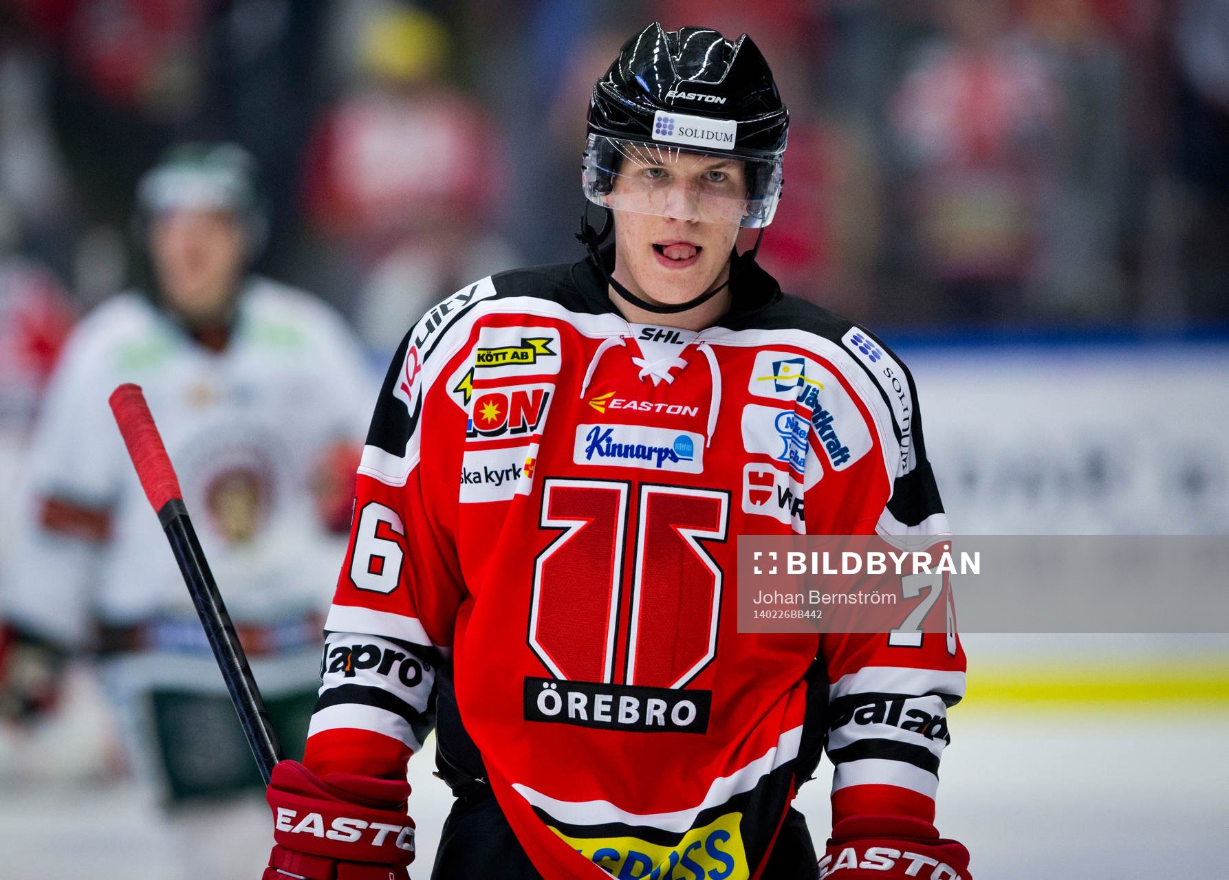Örebros Jere Sallinen i SHL mellan Örebro och Frölunda