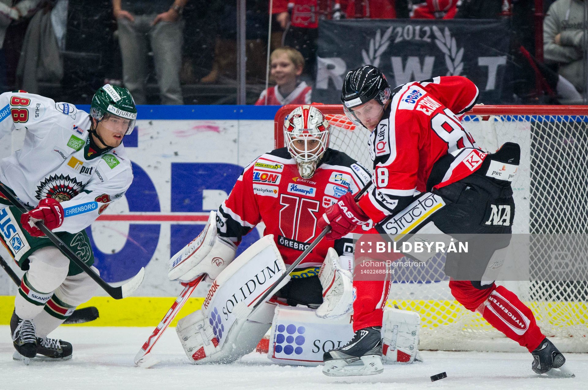 Örebros målvakt Tim Sandberg i SHL mellan Örebro och