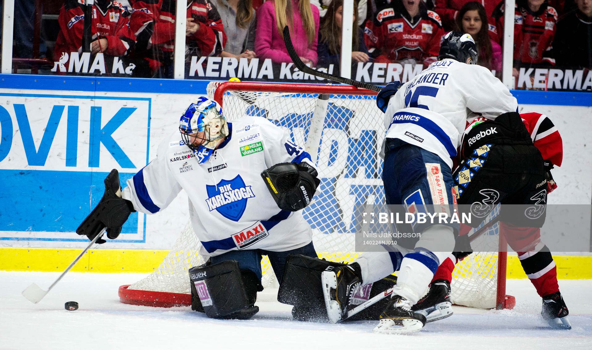 Karlskogas målvakt Justin Pogge