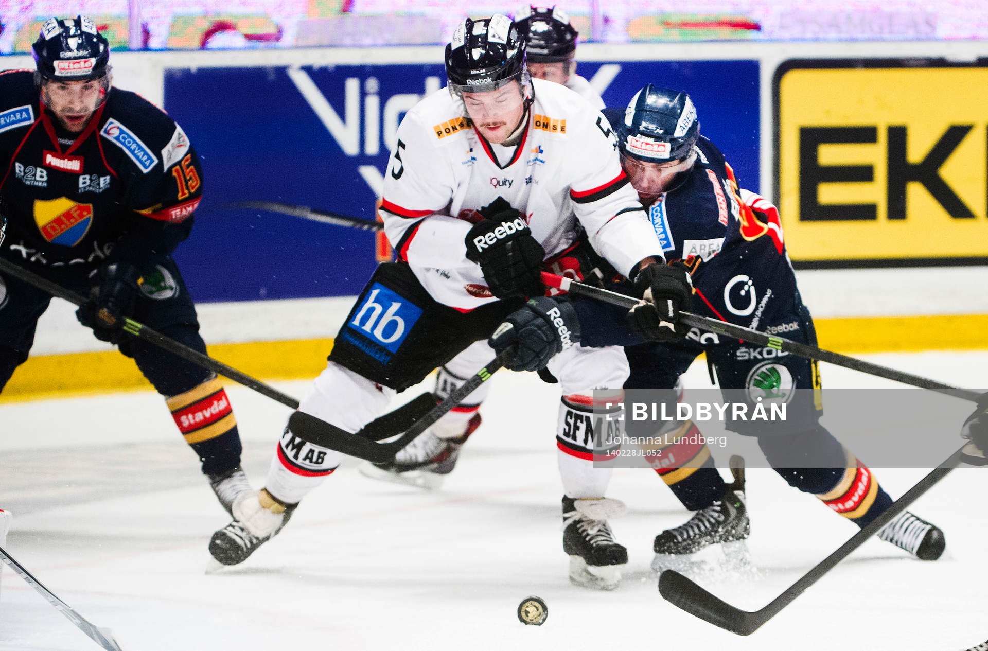 Asplövens Jesper Dahlroth och Djurgårdens Markus Ljungh