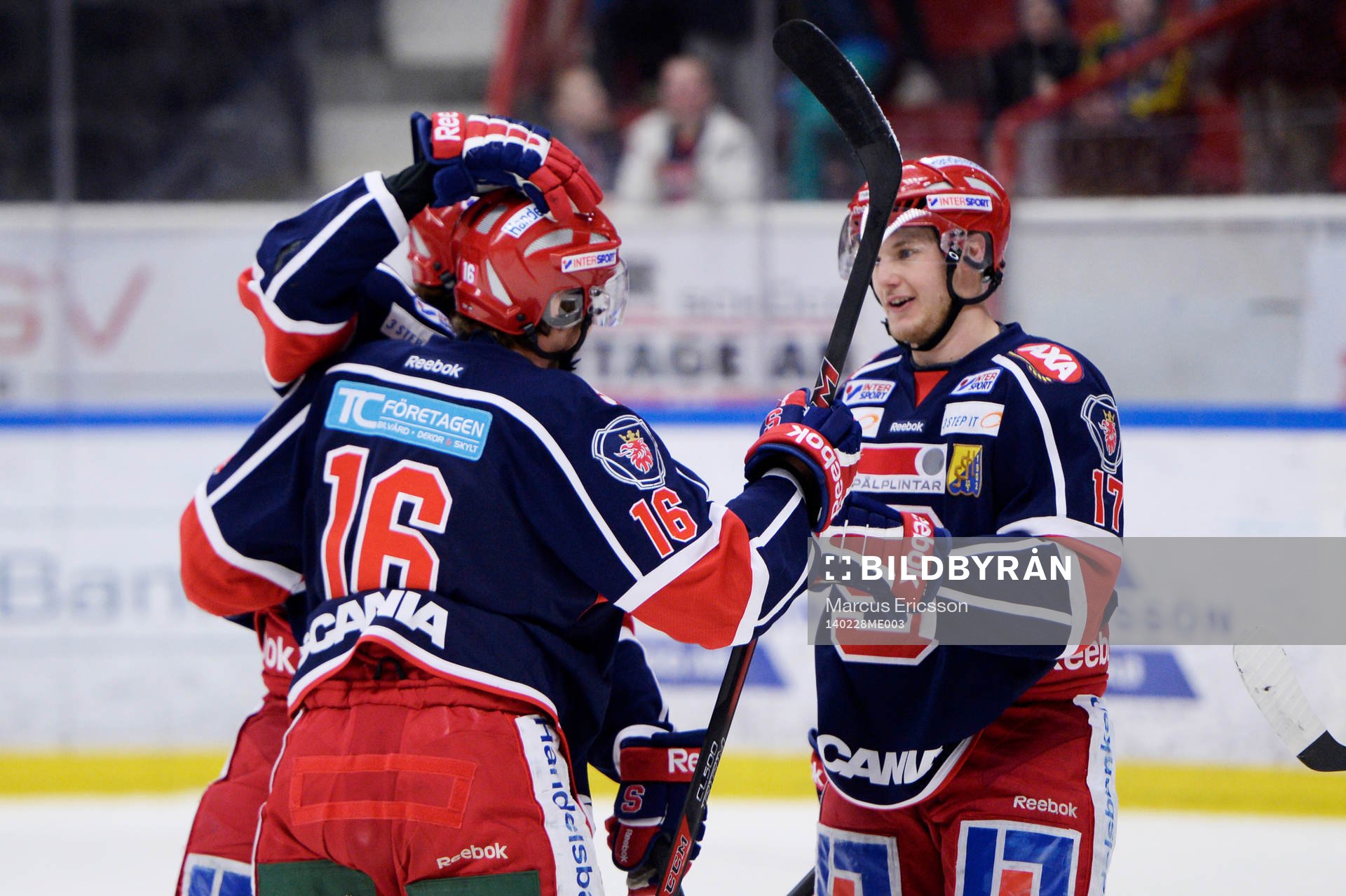 Södertäljes Emil Billberg jublar