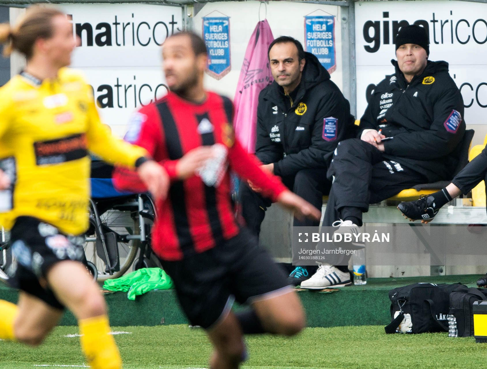 Elfsborgs tränare Jan Mian och manager Klas Ingesson på
