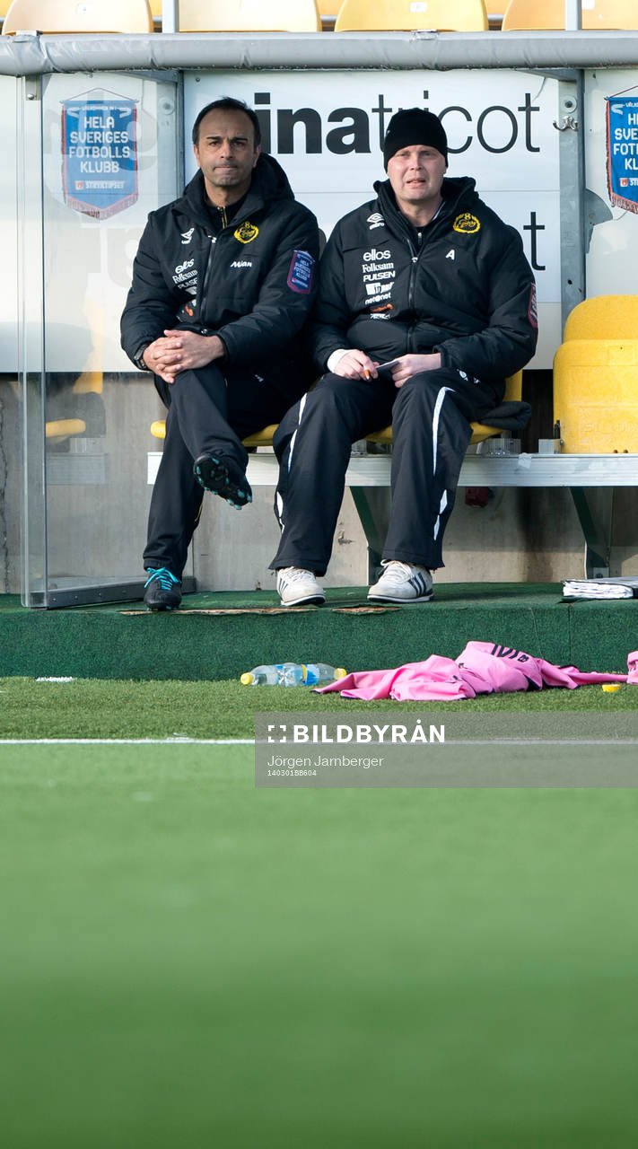 Elfsborgs tränare Jan Mian och manager Klas Ingesson