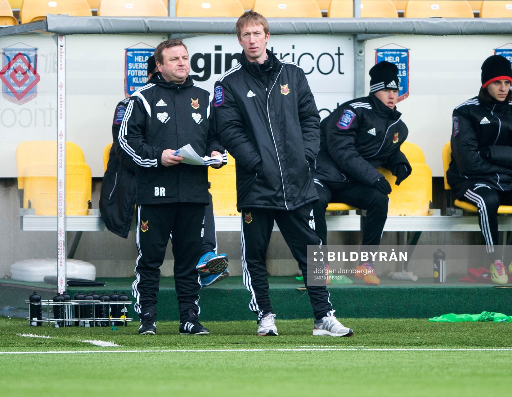 Östersunds assisterande tränare Billy Reid och tränare