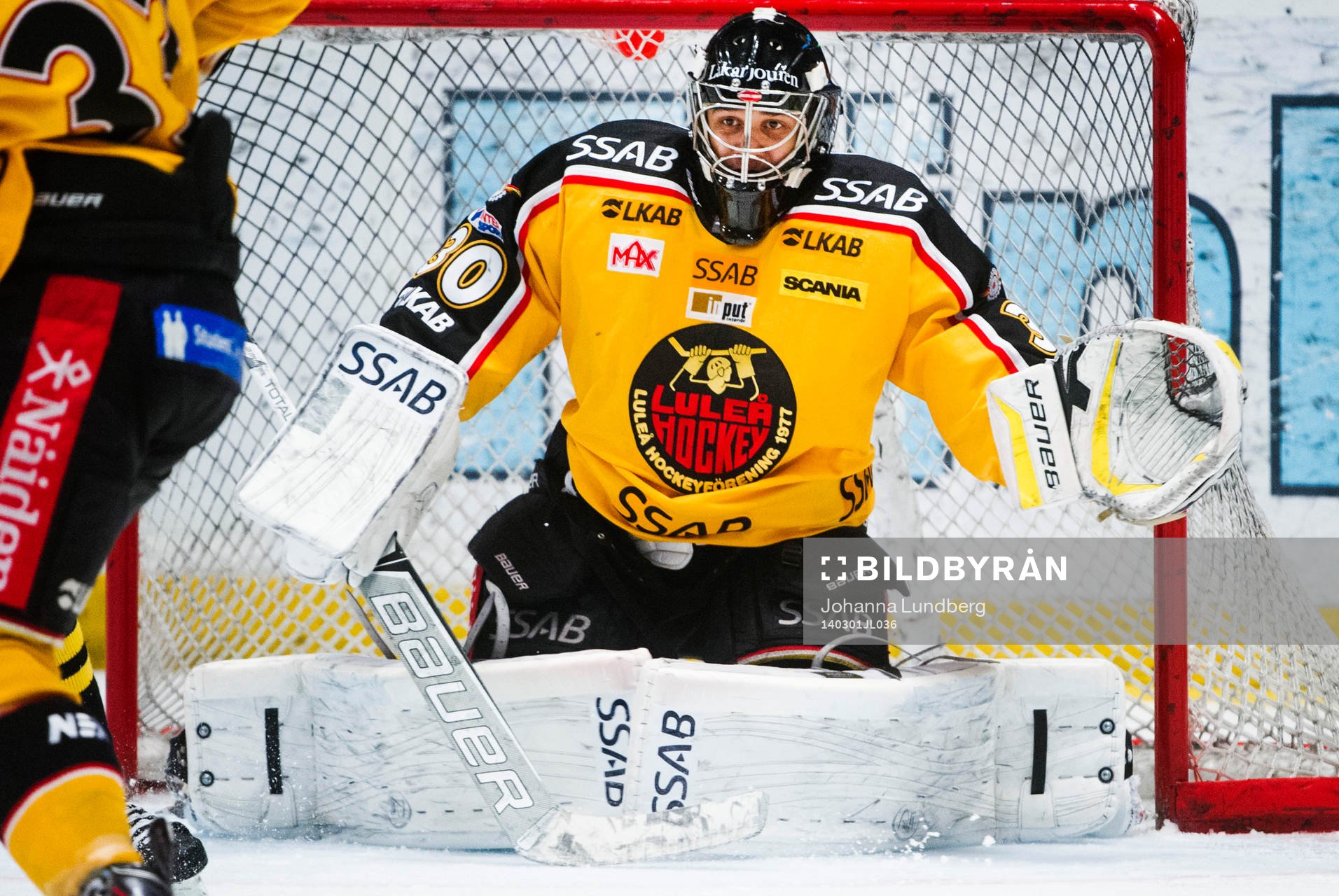 Luleås målvakt Mark Owuya