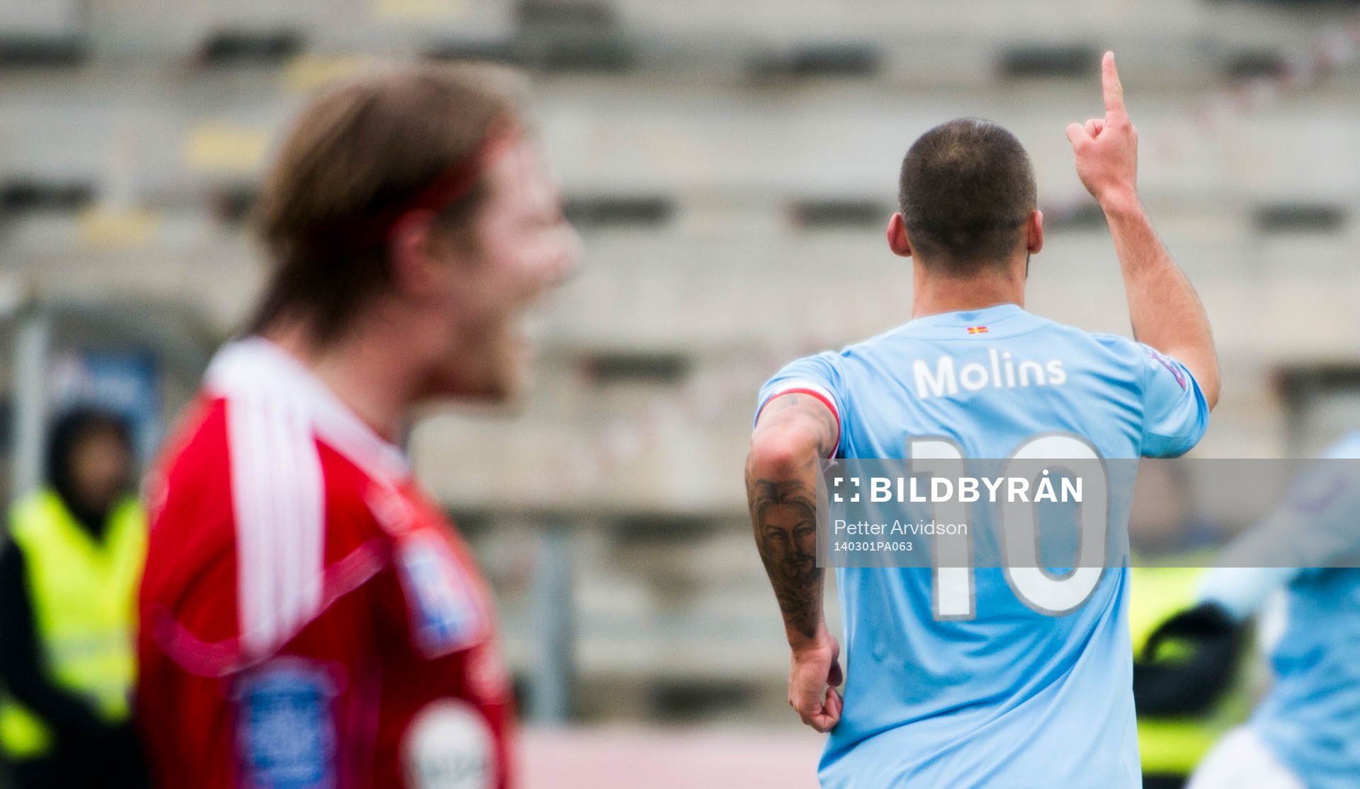 Malmös Guillermo Molins jublar