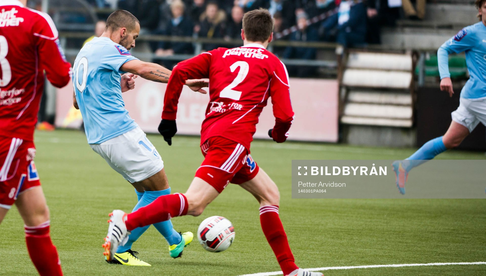 Malmös Guillermo Molins skjuter mål