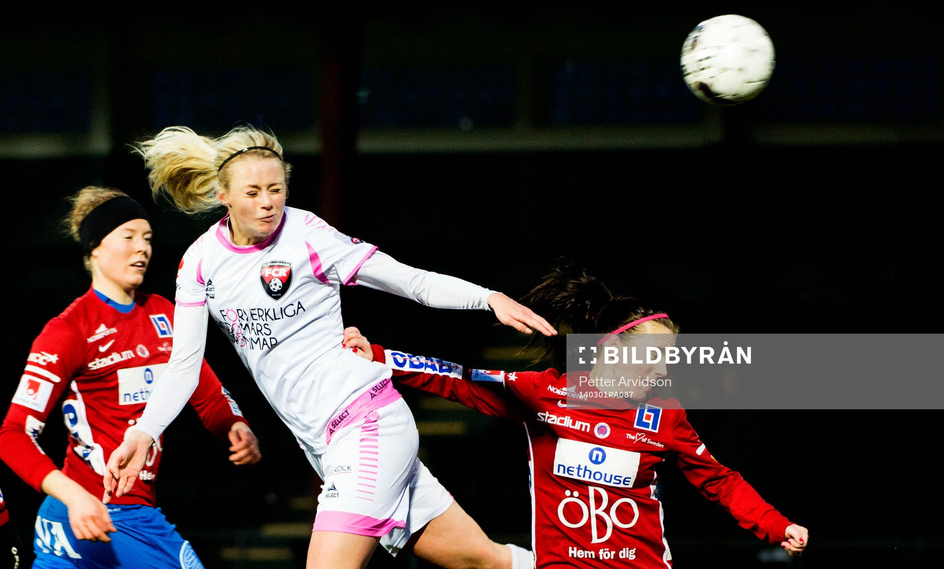 FC Rosengårds Amanda Ilestedt med en nick på mål i sista