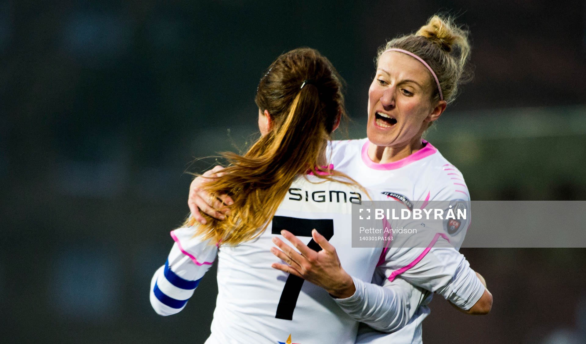 FC Rosengårds Anja Mittag och Sara Björk Gunnarsdottir