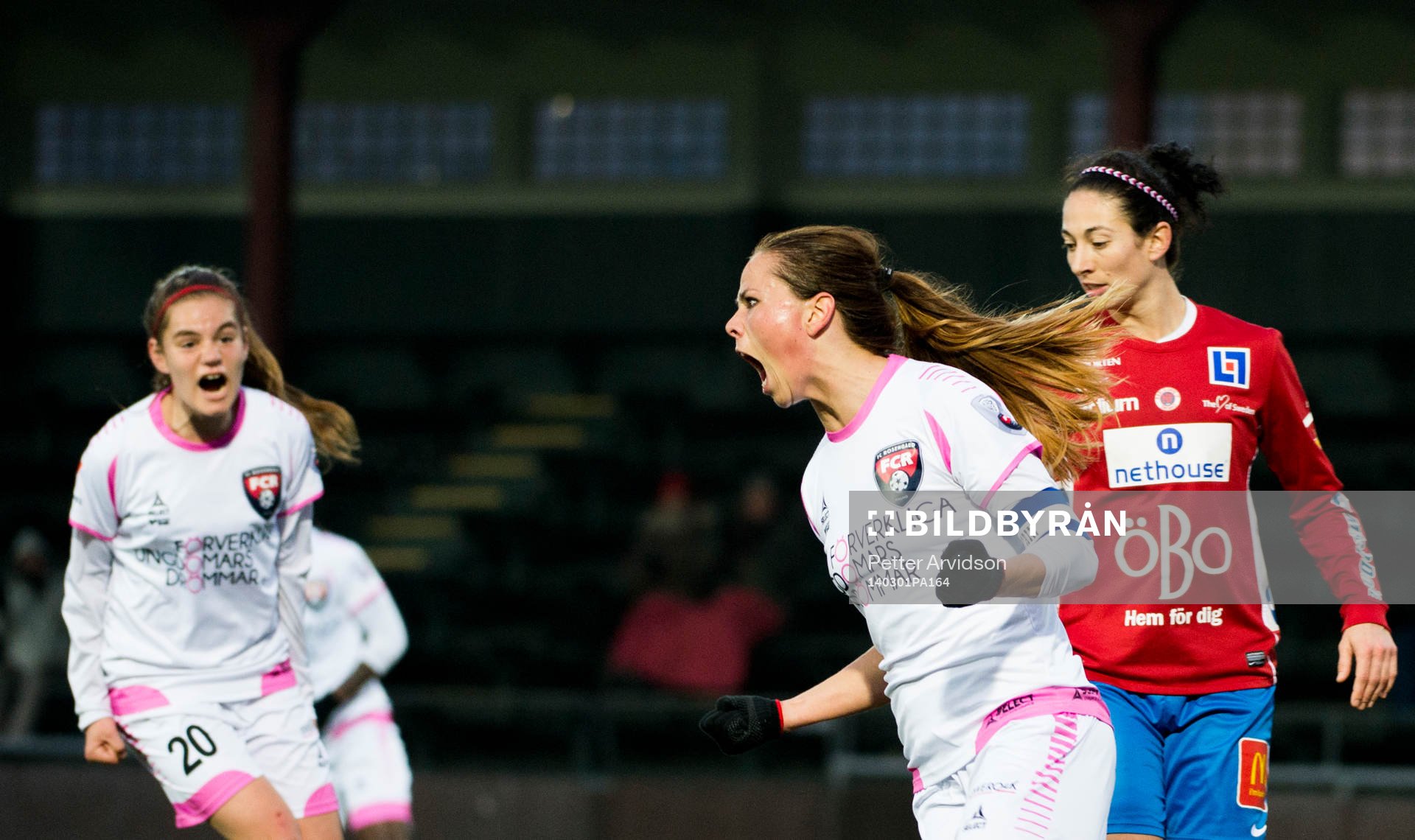 FC Rosengårds Sara Björk Gunnarsdottir jublar