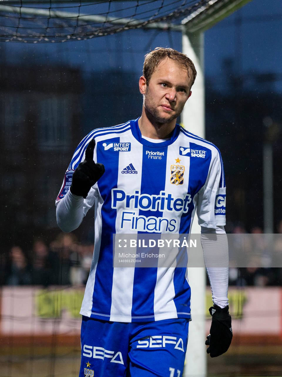 IFK Göteborgs Robin Söder jublar i målet