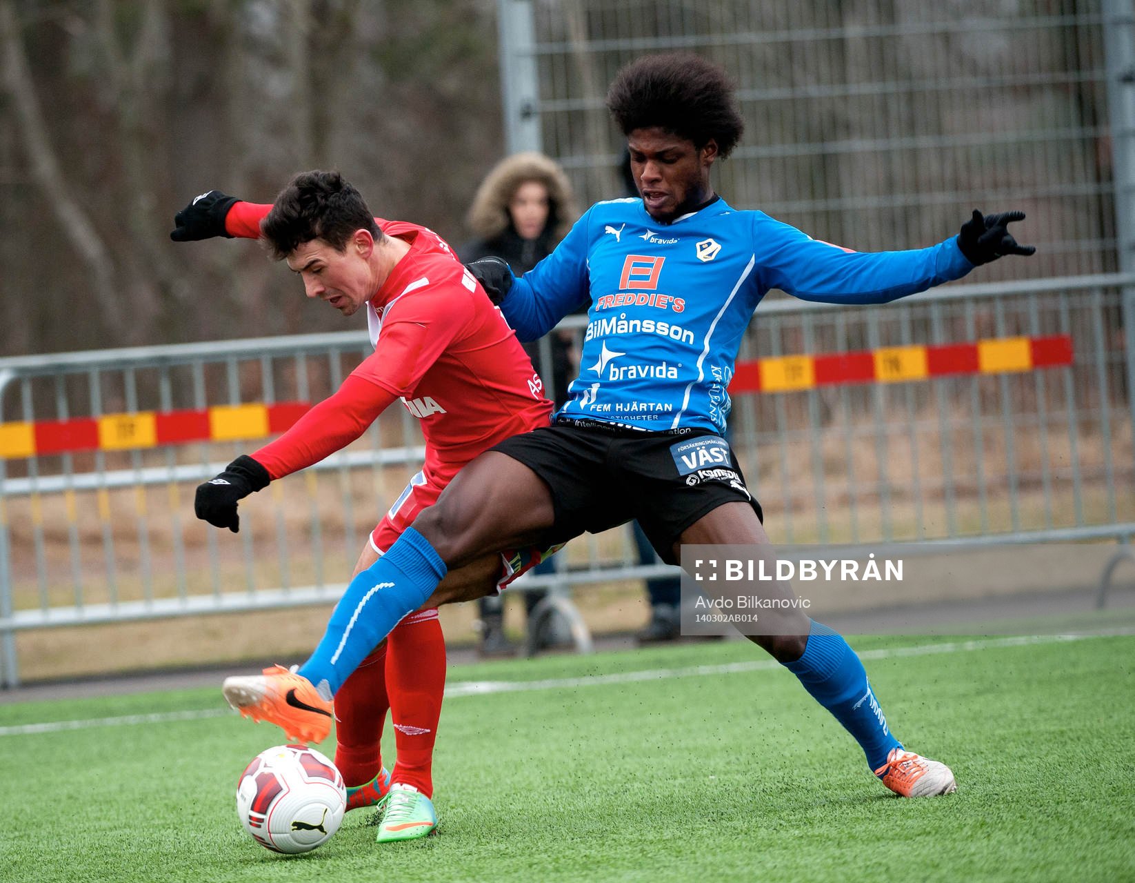 Halmstads Joseph Baffo och Assyriska Fuad Hyseni