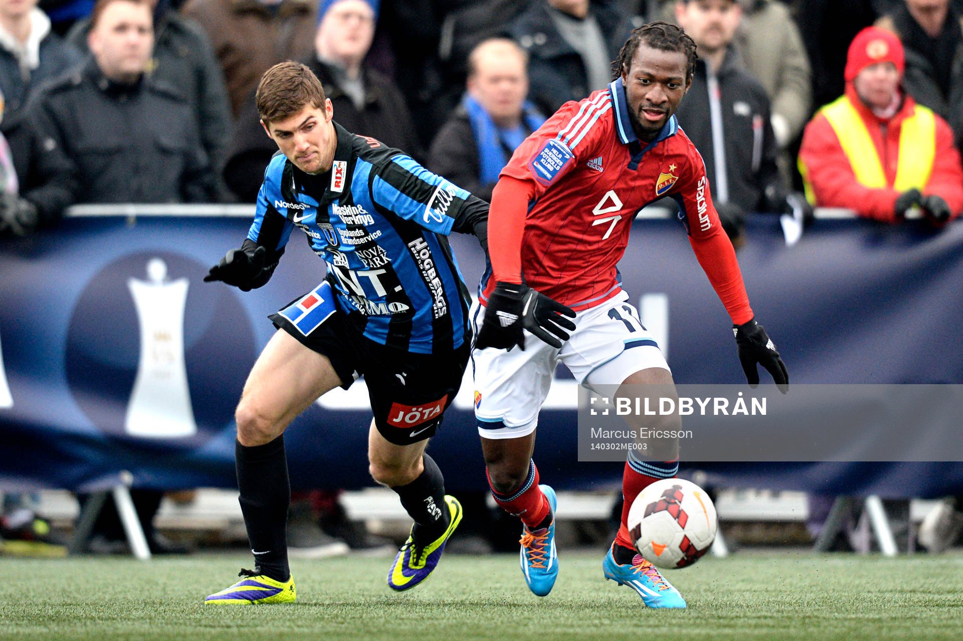 Sirius Patrick Hopkins jagar Djurgårdens Amadou Jawo