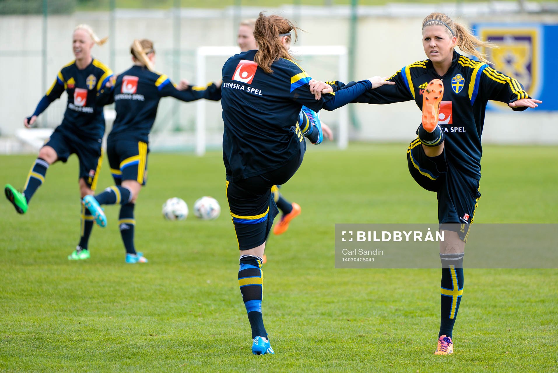 Sveriges Olivia Schough på en träning