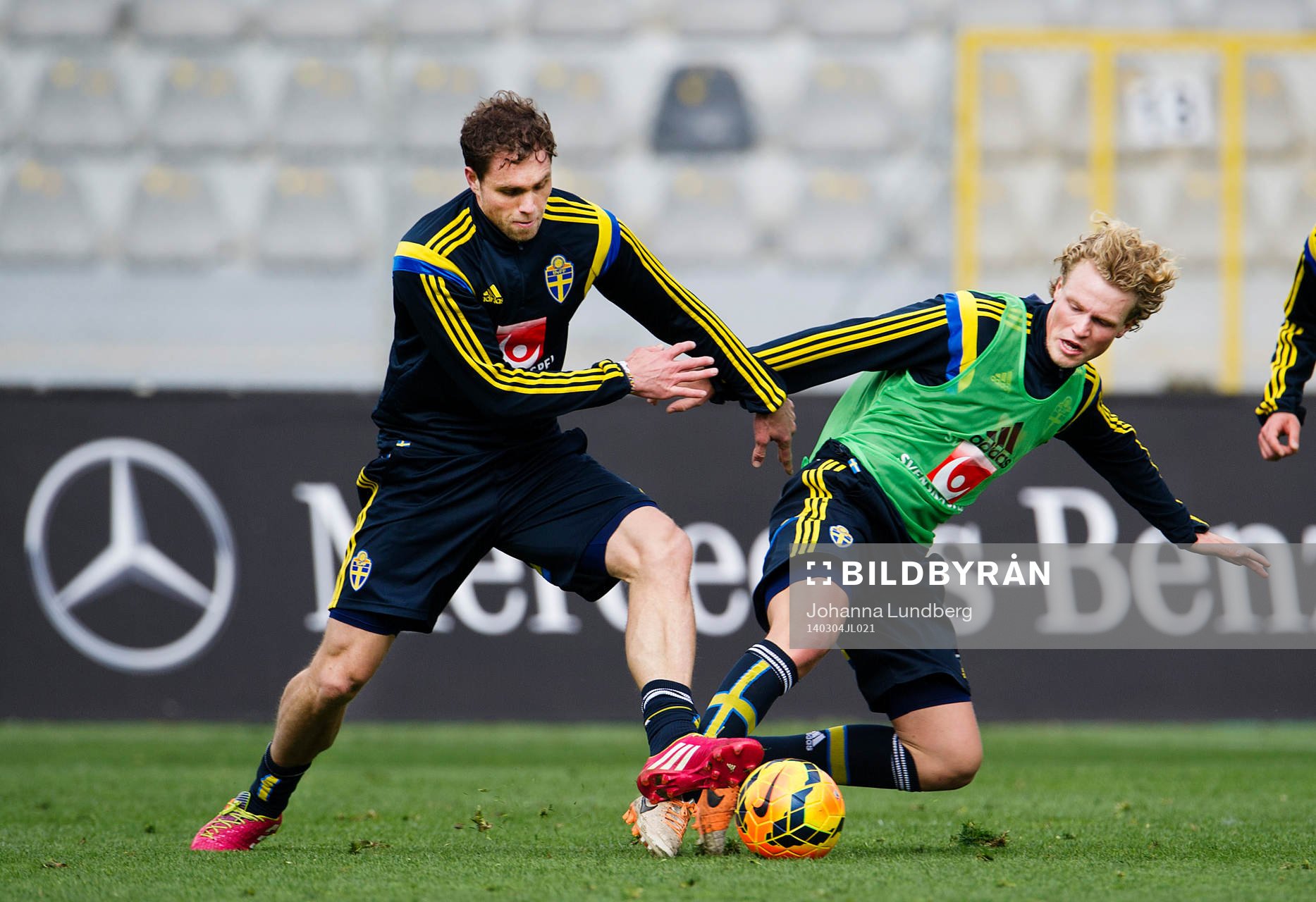 Johan Elmander och Oscar Hiljemark