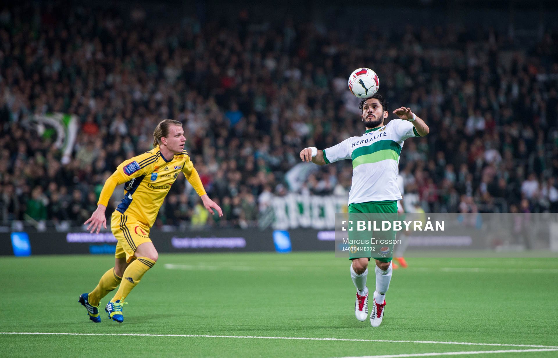 Ängelholms Sebastian Carlsen och Hammarbys Pablo