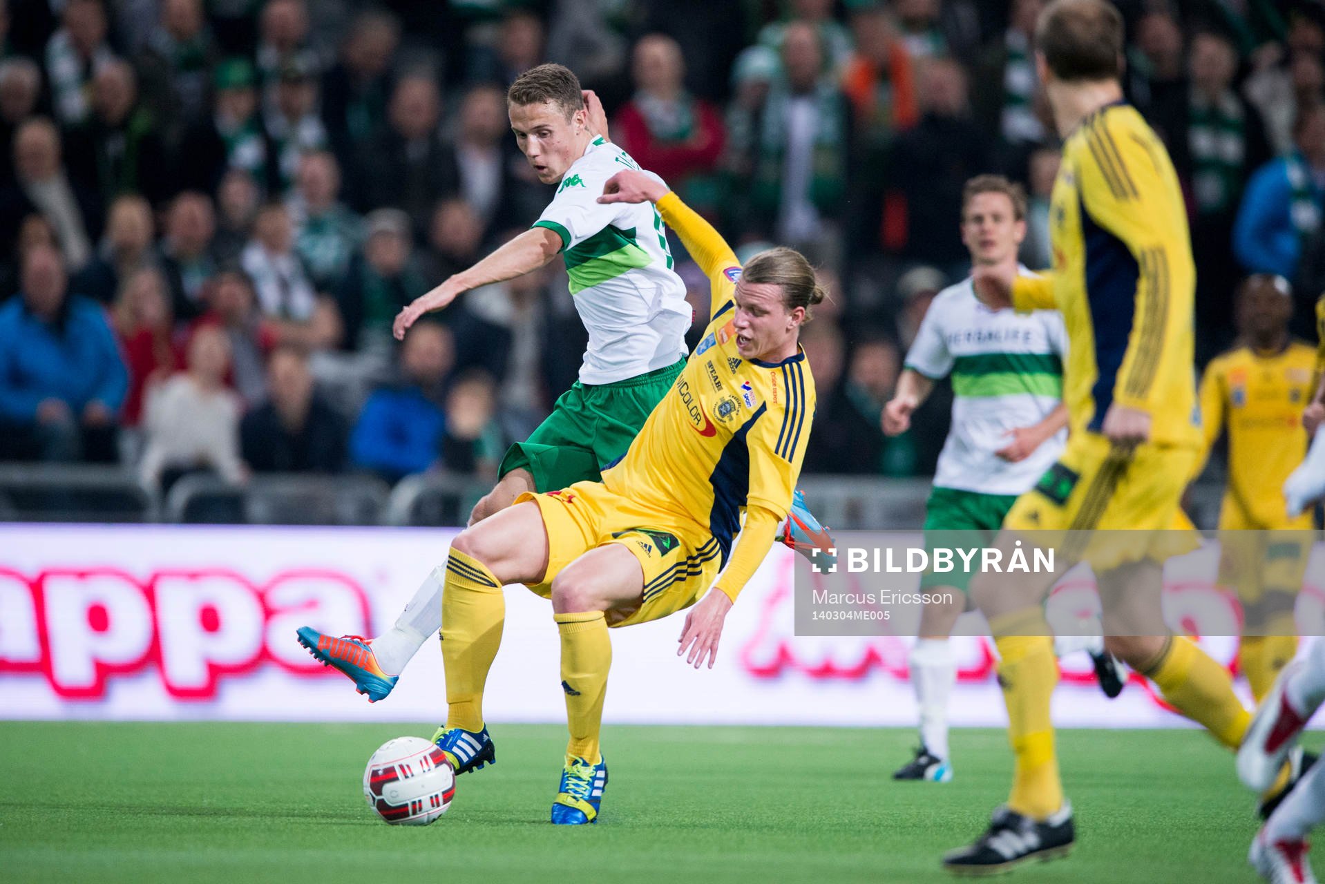 Hammarbys Erik Israelsson och Ängelholms Sebastian Carlsen