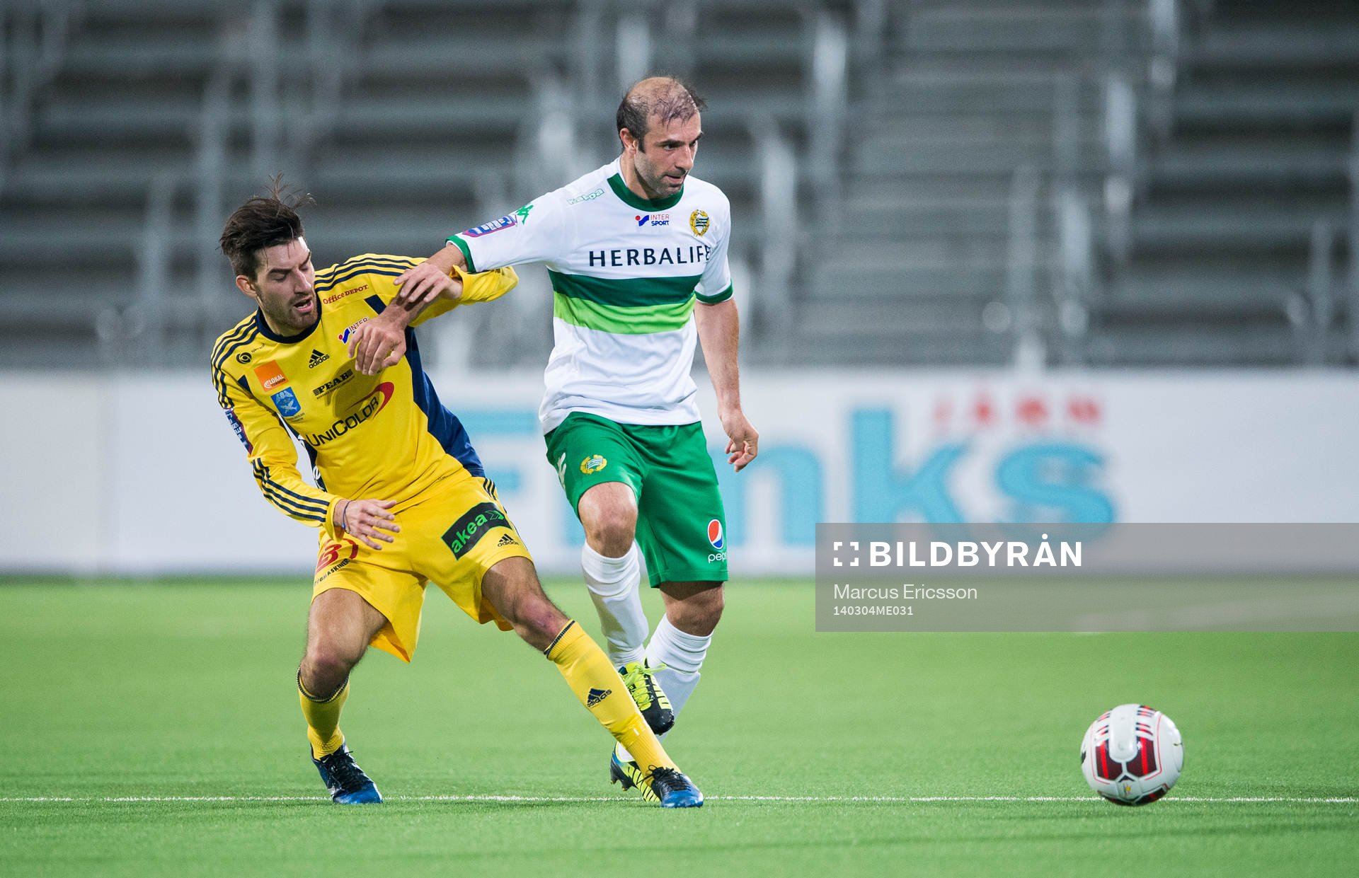 Ängelholms Muamet Asanovski och Hammarbys Kennedy