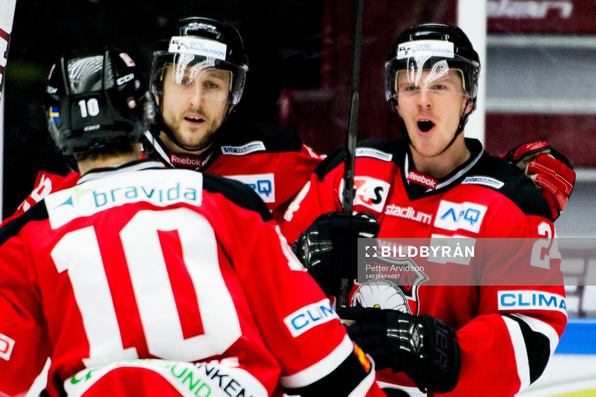 Malmö Redhawks Marcus Olsson spelar sin första match för