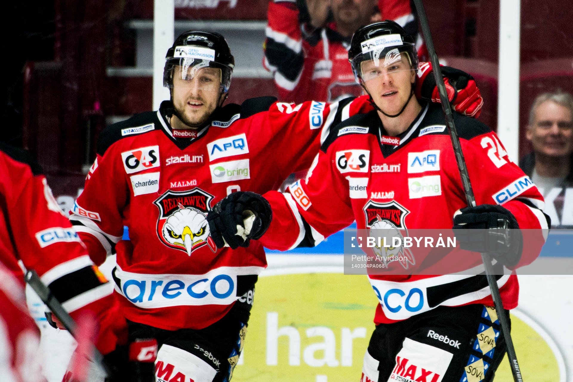 Malmö Redhawks Marcus Olsson spelar sin första match för