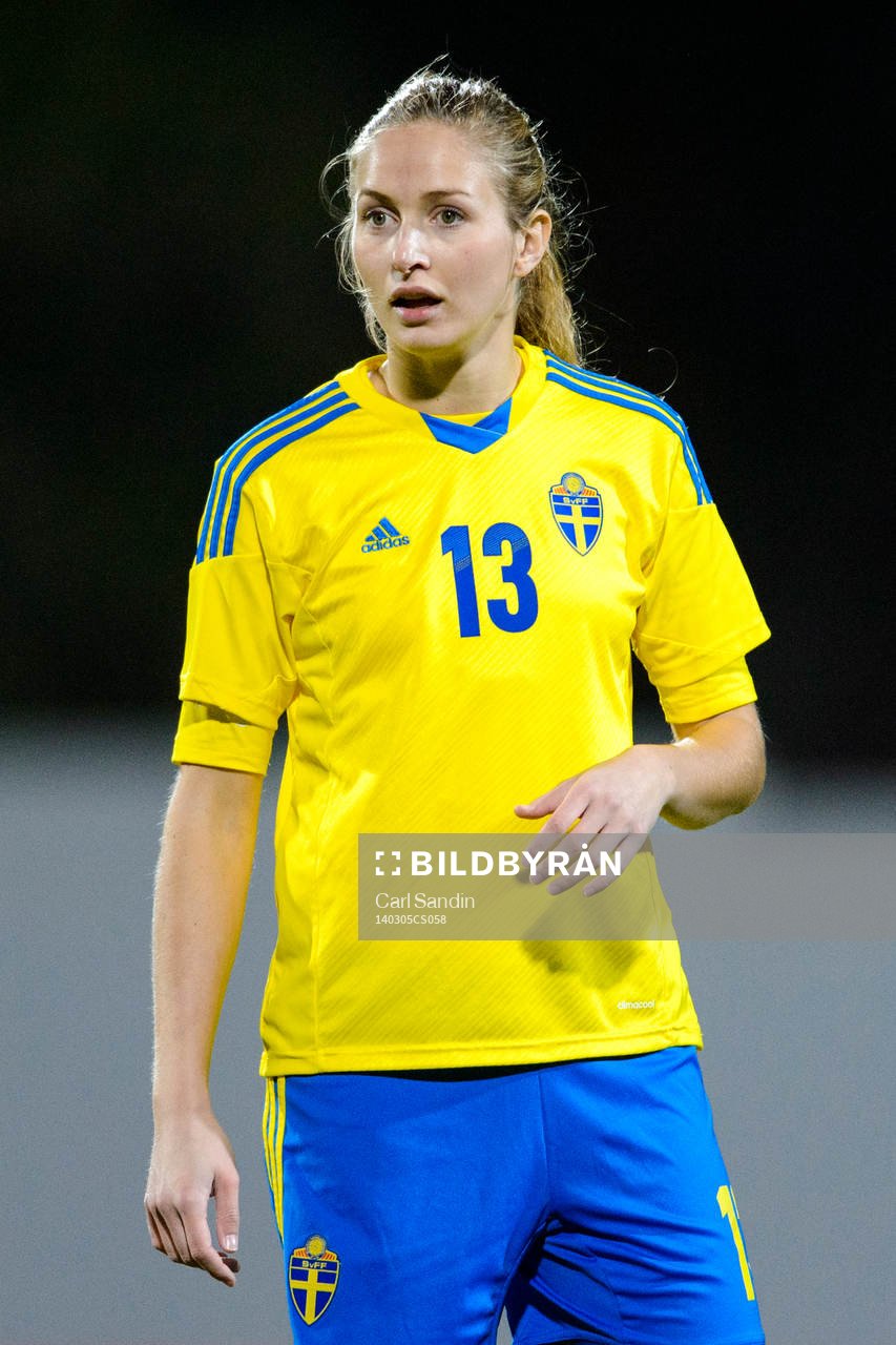 Sveriges Emmelie Konradsson i matchen mellan Sverige och