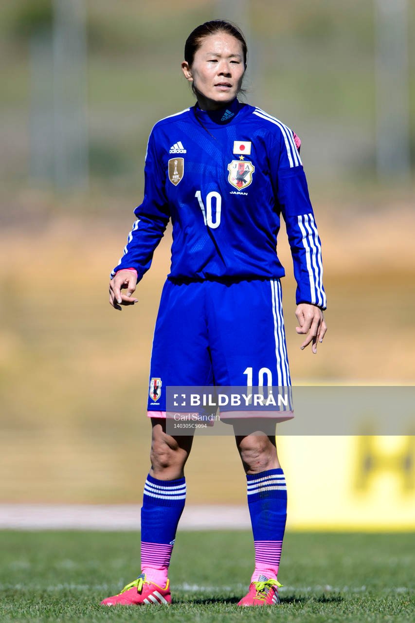 Japans Homare Sawa i matchen mellan Japan och USA