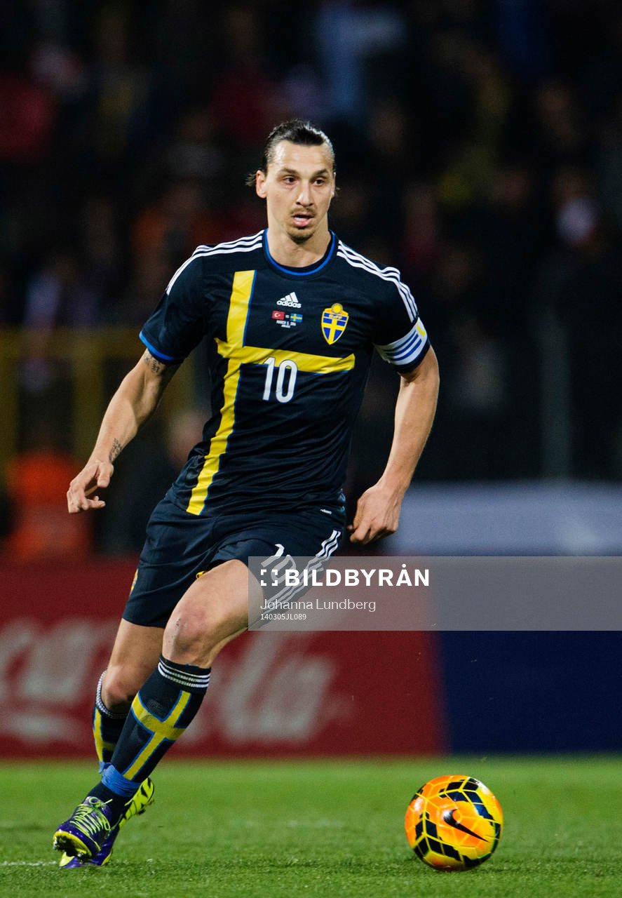 Sveriges  Zlatan Ibrahimovic