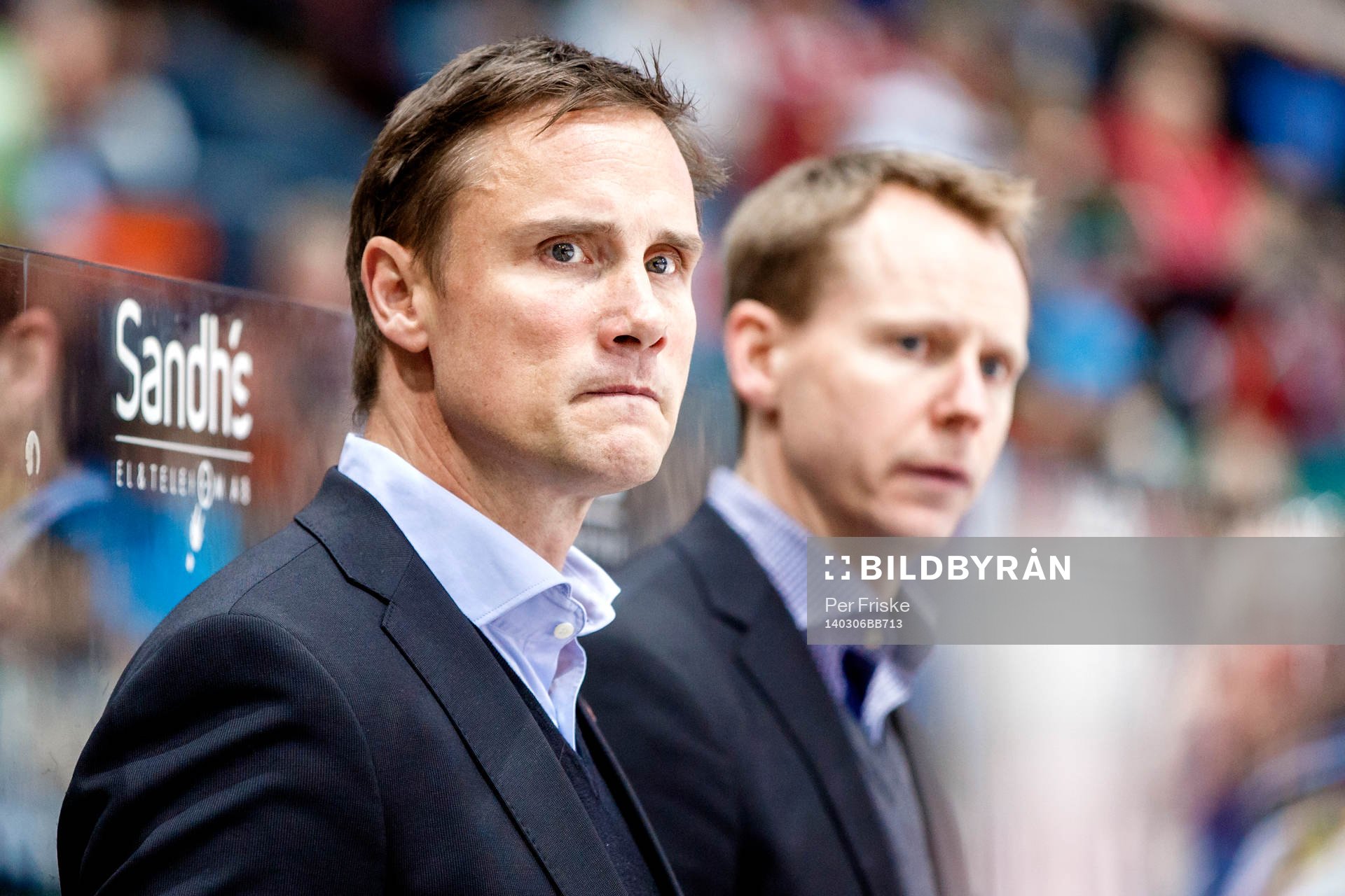 Frölundas tränare Roger Rönnberg och Frölundas