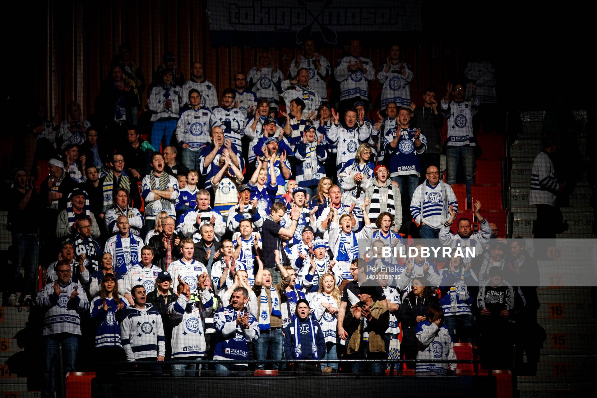 Leksands fans på läktaren
