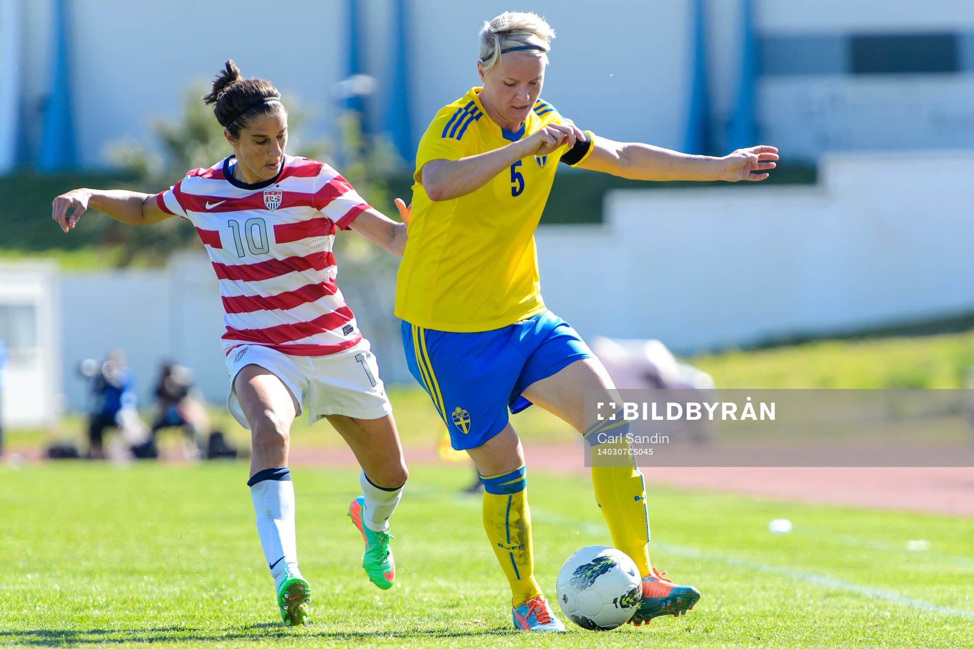 USAs Carli Lloyd jagar Sveriges Nilla Fischer