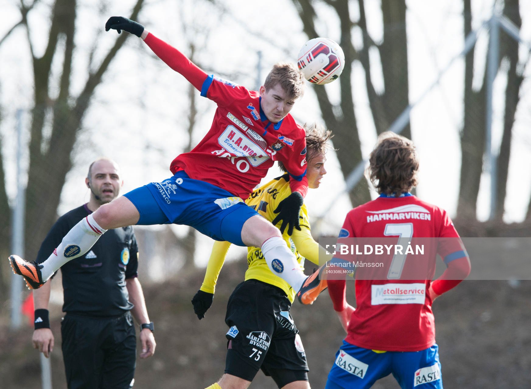 Mjällbys Andreas Blomqvist och Örgrytes Andreas Östling