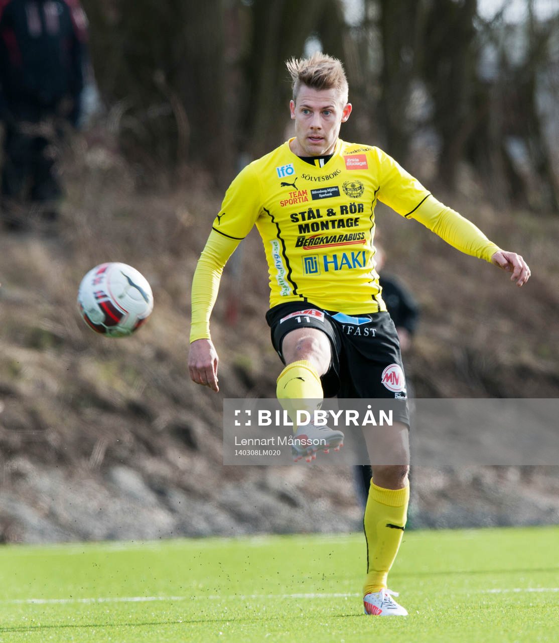 Mjällbys Patrik Ingelsten i Svenska Cupen mellan Mjällby